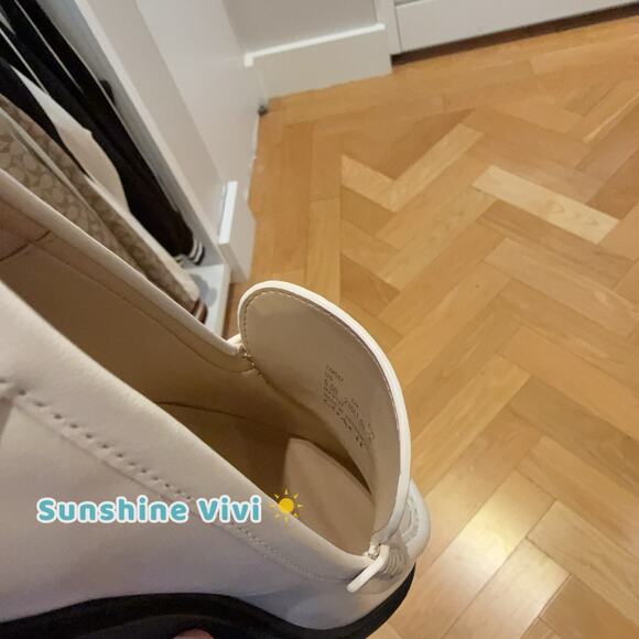 NEW In Box COACH Ruthie Loafer Women's Chalk Leather CM587 us8 - Picture 4 of 5